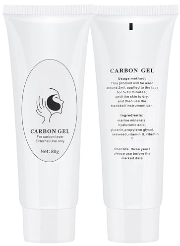 Carbon Peeling Gel, Gel for Laser Hair Removal Facial Skincare, Black Doll Carbon Peel Cream for Facial Deep Cleansing & Rejuvenation(1PC)