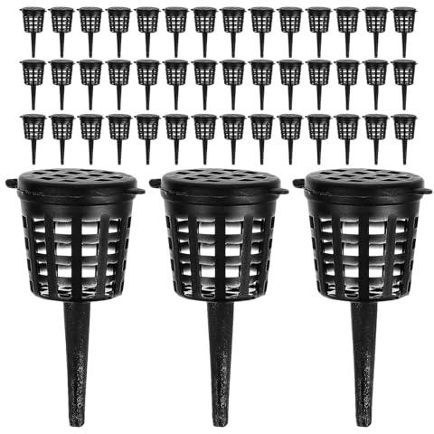 NOLITOY Cestello Fertilizzante per Bonsai in Plastica con Coperchio Contenitore Nutritivo per Piante Grasse e Acquatiche Set da 180 Pezzi per Giardinaggio e Acquario