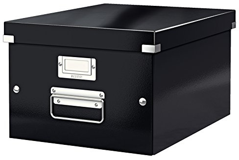 Leitz A4 Storage Box, Click and Store Range 60440095 - Medium, Black