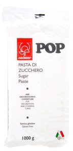 Modecor - Pasta Di Zucchero Colorata Pop 1 kg Modecor - Colore bianco