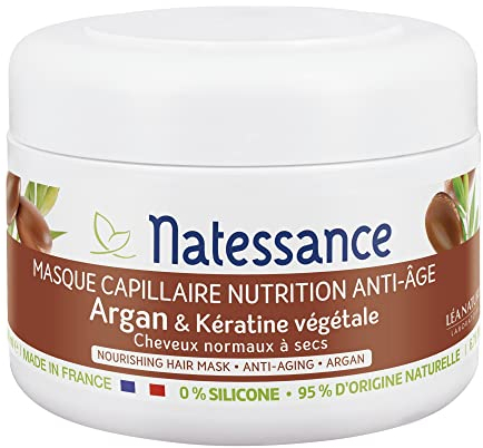 Natessance Masque Capillaire Anti-Age Argan et Kératine 200ml