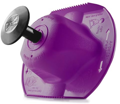 Börner Safety Guard (Purple) • Finger Guard for Slicer/Kitchen Grater • Fruit Holder • Hand Guard for Safe Slicing & Grating • Vegetable Holder for All Börner V-Slicers & Graters