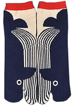 thefancypumpkin Style japonais Kimono Sandal Split Toe Tabi Ninja Geta Chaussettes Chaussettes Geisha pour Hommes, E-04