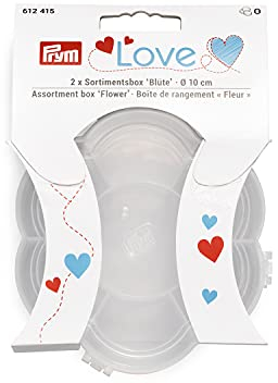 Prym Love-Caja de Surtidos de Flores vacías, 10 cm