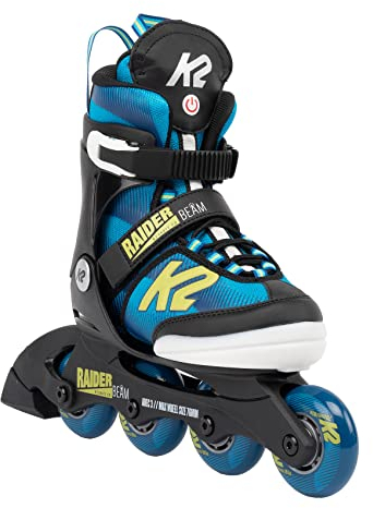 K2 Skates Jungen Inline Skates Raider Beam, Blue - Yellow, 30G0135.1.1.S