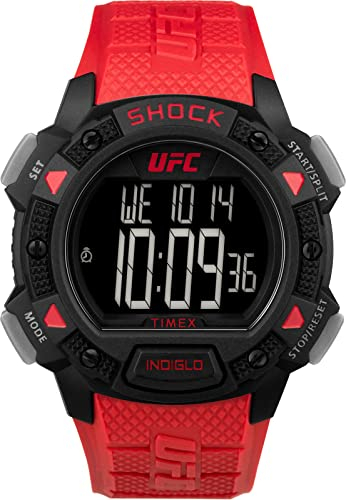 Timex Herren Digital Quarz Uhr mit Harz Armband TW4B27600JT