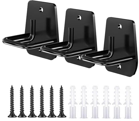 3 ganchos para fitness – Equipo de gancho de pared de metal, gancho de banda de resistencia | Soporte de pared para bandas de resistencia, cinta de resistencia que ahorra espacio