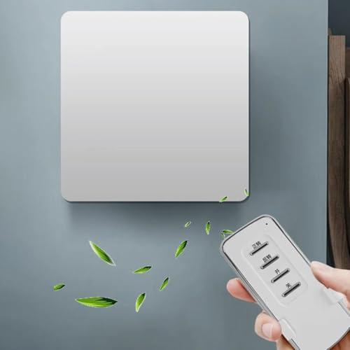 Vcyex Extracteur d'air - avec Télécommande/Clapet Anti-Retour/Minuterie Extracteur d'air Silencieux Extracteur d'air Salle De Bain Adapté pour Douche, Toilettes, Bureau, Maison