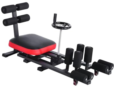 Professionell Bensträckare, Bärbar Split Trainer Med Hjul, 0-200° Justerbar Stretching Utrustning, 200 Kg Lastkapacitet, For Home Yoga Gym Fitness(Black)