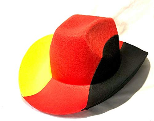 Cowboyhut, Deutschland, Filz Cowboy-Hut Deutschland Fanartikel Fußball