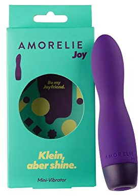 AMORELIE Joy – Mini-Vibrator Shine | Wasserfest Wiederaufladbar aus Silikon & ABS