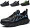ISOOUS Arbeitsschuhe Herren Sicherheitsschuhe Damen Stahlkappenschuhe Sportlich Atmungsaktiv Schutzschuhe rutschfest Blau 42