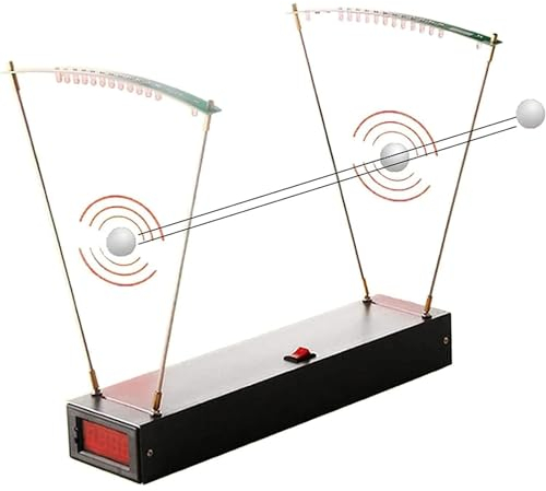 TMXKOOK Hochgenauiger ballistischer Chronographen für Schießgeschwindigkeitstests, misst 0-3000 MP (30-9999fps) mit Fehler <0,5%, speichert 80 Datensätze, für Schleuder und Bullet-Tests