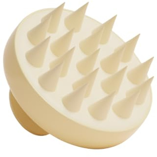 Arganicare Brosse Shampooing en Silicone – Massage du Cuir Chevelu sous la Douche, Exfoliation Douce, Aide au Nettoyage, Points de Pression pour Stimuler la Circulation