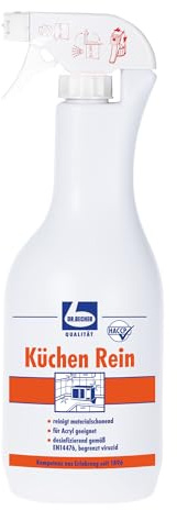 Dr. Becher Küchen Rein Sprühflasche 1L für desinfizierende Reinigung (3er Pack)