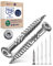 Terrassenschrauben 5x40 Edelstahl A2 Linsenkopfschrauben Torx Schrauben 5mm stark 50 Stück Holzschrauben Torx 40mm lang Edelstahlschrauben Holz