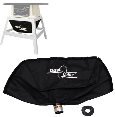 Milescraft 1500 DustCutter - Contractor Saw Dust Collection System , Black