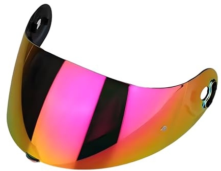 Guajiro - Visier Kompatibel mit Nolan XLITE 802RR-803 | X-802RR, X-803RR, X-802, X-803, X-803 RS Ultra Carbon | Motorradhelmvisier mit Pinlock-Antibeschlaghalterung und Tear-off-System (Rosa)