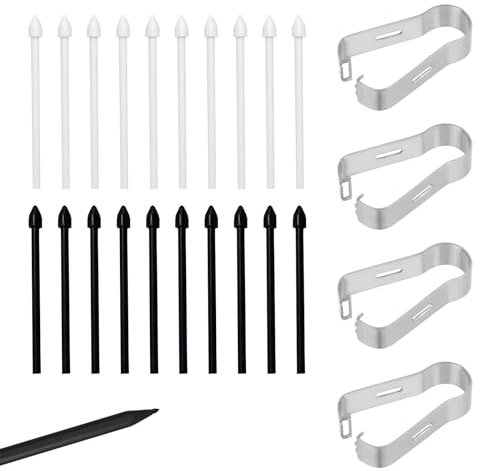 20 Stück Standard Ersatzspitzen für Samsung S Pen, S Pen Ersatzspitzen für Samsung Galaxy Tab S6/S6, Tab S7 FE/S9+ Plus/S9 FE+ Plus/S9 FE/S9/S9 Ultra/S8 Ultra/S8+ Plus/S8