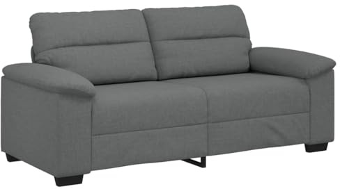 vidaXL 2-Sitzer-Sofa Dunkelgrau 180x81x84 cm Stoff
