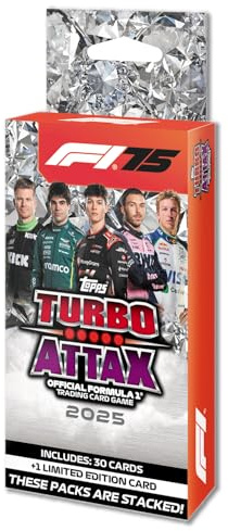 Topps Turbo Attax Formula 1 2025 -Value Box - contains 31 Turbo Attax cards including a Limited Edition.