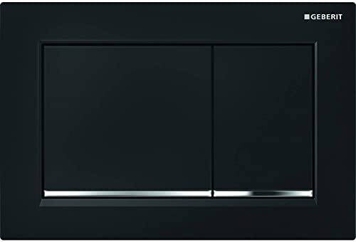 Geberit 115080KM1 Omega 30 115.080.KM.1 Risciacquo a 2 volumi cromato lucido/nero