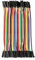 Drähte, 5 STÜCKE Draht Bunte 10 Cm Jumper Wire Kabel F2F Jumper Femmina 5 Cm Breadboard Jumper Drähte 40 Pin Draht Buchse auf Buchse Flachbandkabel