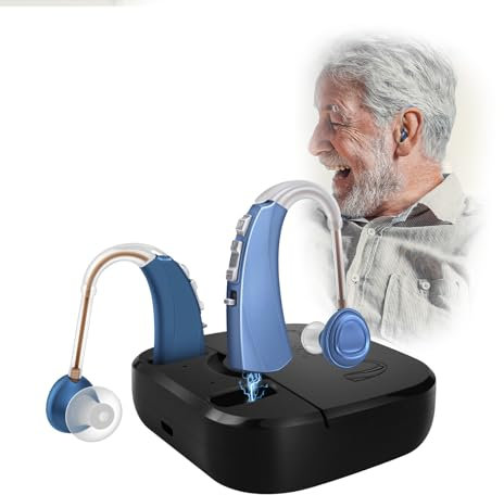 Britzgo Dispositif intelligent de réduction du bruit chargé avec la dernière puce intelligente avec boîtier de charge à main (Une paire de)