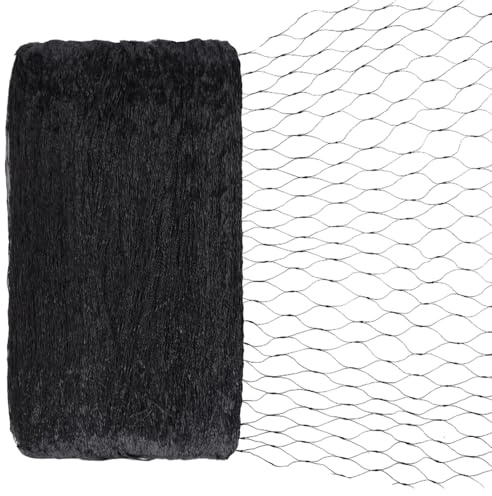 KINGLAKE Filet pour Jardin 4x10m - Noir Filet Anti-Oiseaux, Filet de Protection pour Protéger Les Arbres fruitiers, Les légumes, Les Cultures, Les Pois et Les Haricots, Mailles Fines de 15 x 15 mm