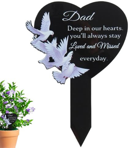 Plaques Commémoratives pour Tombes | Stèles Commémoratives Décorations De Cimetière pour Maman - Décoration Tombale Extérieure pour Jardins, Proches Et Famille