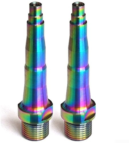 Caswynlife Eje de eje de pedal ultraligero de 60 g, para SpeedPlay, eje de repuesto de aleación TC4, con molienda fina, bajo desgaste y resistencia a la corrosión, opciones de 73/76/78 mm, plateado
