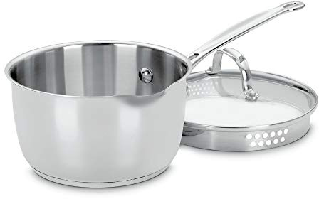 Cuisinart 719-18P Chef's Classic Stainless 2-Quart Saucepan with Cover