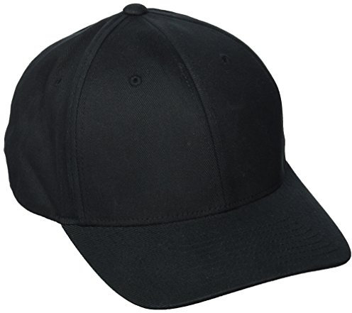 FLEXFIT Basecap Fullcap in 2 Größen + 8 Farben Schwarz,S/M ( Small/Medium ) für 56/57 cm Kopfumfang Schwarz,S-M