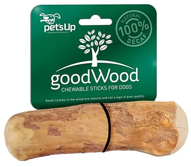 GOODWOOD - Kauknochen S - Kaffeeholz - für kleine Hunde - natürliche Zahnpflege, beugt Zahnstein & Zahnfleischerkrankungen vor - 100% natürlich & koffeinfrei - vegan - handgemacht & langlebig