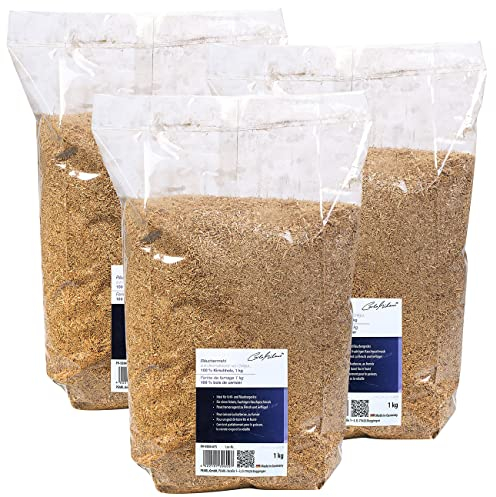 Carlo Milano Räucherwürzhölzer: Räuchermehl zum Aromatisieren von Grillgut, 100% Kirschholz, 3X 1 kg (Holz-Räucher-Mehl zum Grillen, Smoker-Hölzer, Backofen)