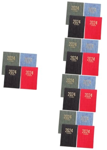 STOBOK 20 Stk Mini-Fahrplanbuch Notizblöcke Notizbücher Notizbuch Tagebuch Studenten schreiben Notizblock Stundenplaner für Studenten Tasche Sammelalbum Geschenk Zeitpläne Büro Papier