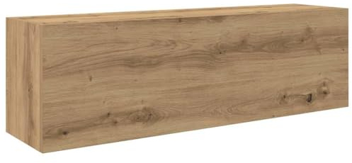vidaXL Bad-Wandschrank Artisan-Eiche 100x25x30 cm Holzwerkstoff, Bad-Hängeschrank, Hängeschrank Badezimmer, Wand-Badschrank