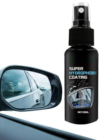 Rivestimento per Vetri Auto, Idrorepellente per Vetri Auto 30ml, Liquido Antiappannante per Detailing Protezione Guida Sicura Veicolo SUV Manutenzione Esterna