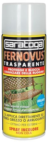 Fernovus Spray Antiruggine 400ml Trasparente Opaco Saratoga