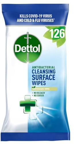 Dettol Antibacterial Surface Cleaning Wipes (Pack of 126) - FT011