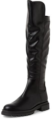 MARCO TOZZI Damen Overknee Stiefel Flach mit Reißverschluss, Schwarz (Black), 39 EU
