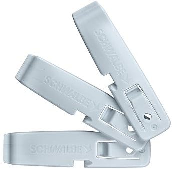Schwalbe Reifenheber Fahrrad - 3er Set Fahrrad Reifenheber – 3in1 Fahrrad Werkzeug, Montierhebel mit integrierter Klemmfunktion und SV Ventilschlüssel