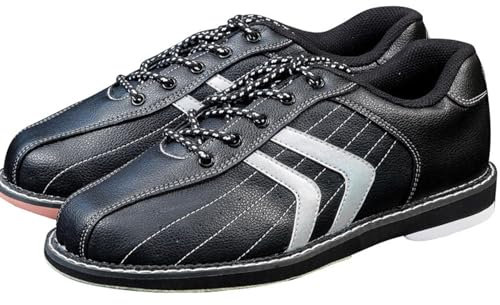 Viaoragiosa Zapatos De Bowling Unisex,Zapatos De Bolos Interiores,Zapatos De Bowling Adulto,Resistente Desgaste,Seguro,Seguro Y Estable,para Principiantes Deportistas Ocasionales Y Aficionados