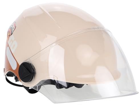Cabilock Casque Garçon Fille Multi-Sports avec Protection Solaire et Visière Réglable Casque Sécurité Vélo Trottinette Scooter Garçon Fille Design Cartoon Respirant et Ajustable pour