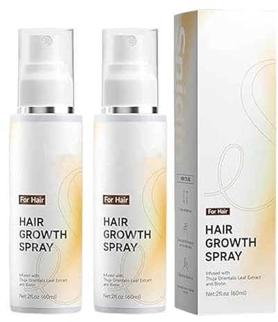 Snidin 2026 hårväxtspray, 60 ml, naturlig rosmarinolja för hårväxt, icke-fet, mot håravfall och uttunning, biotinextrakt och