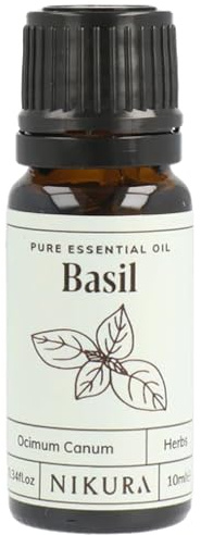 Nikura | Basil Essential Oil - 10ml - 100% Pure