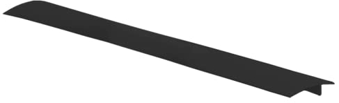 Worktop Cooker Gap Cover | Flexible PVC Strip with a Full-Length Underside | Fits Snugly in the Gap | Simple to Remove for Cleaning | 21.3 | Easylife Lifestyle Solutions|21.3 Medium | Black