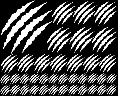 Generisch 19x Monster Kralle Sticker Aufkleber Motorrad Auto JDM OEM SkateTuning xy