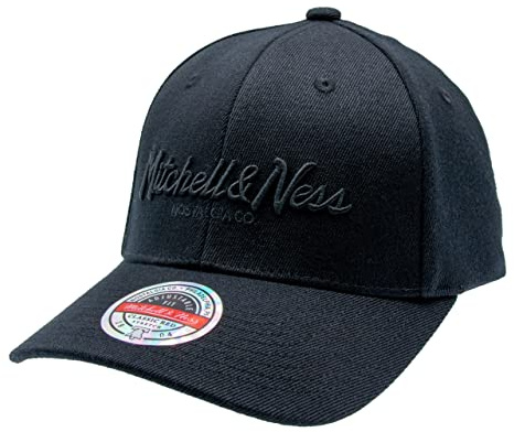 Mitchell & Ness NBA Blk/Blk Logo Classic Red - OB, Black