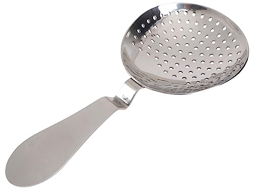 Mikinona Stainless Steel Cocktail Strainer Bar Supply Ergonomic Design for Comfortable Straining